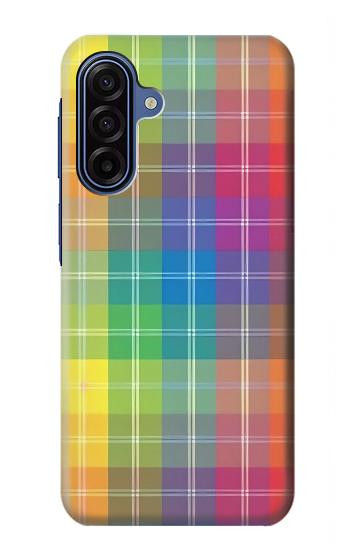 S3942 LGBTQ Rainbow Plaid Tartan Hülle Schutzhülle Taschen für Samsung Galaxy A17