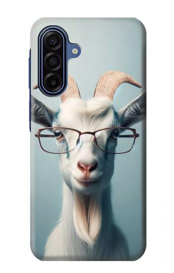 S3991 Goat Glasses Hülle Schutzhülle Taschen für Samsung Galaxy A17