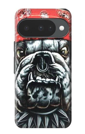 S0100 Bulldog American Football Hülle Schutzhülle Taschen für Google Pixel 10, 10 Pro