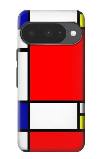 S0157 Composition Red Blue Yellow Hülle Schutzhülle Taschen für Google Pixel 10, 10 Pro