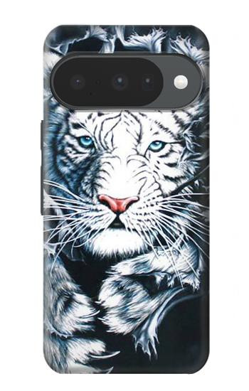 S0265 White Tiger Hülle Schutzhülle Taschen für Google Pixel 10, 10 Pro