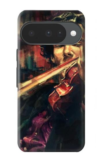 S0723 Violin Art Paint Hülle Schutzhülle Taschen für Google Pixel 10, 10 Pro