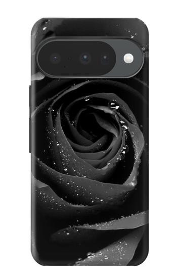S1598 Black Rose Hülle Schutzhülle Taschen für Google Pixel 10, 10 Pro
