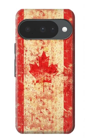 S1603 Canada Flag Old Vintage Hülle Schutzhülle Taschen für Google Pixel 10, 10 Pro