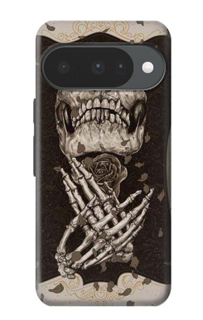 S1676 Skull Rose Hülle Schutzhülle Taschen für Google Pixel 10, 10 Pro