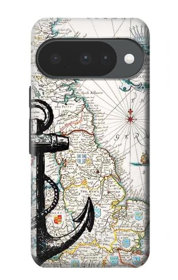 S1962 Nautical Chart Hülle Schutzhülle Taschen für Google Pixel 10, 10 Pro