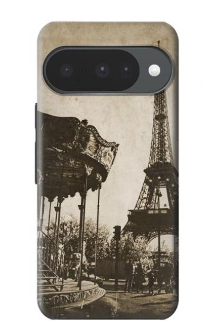 S2174 Eiffel Tower Vintage Paris Hülle Schutzhülle Taschen für Google Pixel 10, 10 Pro