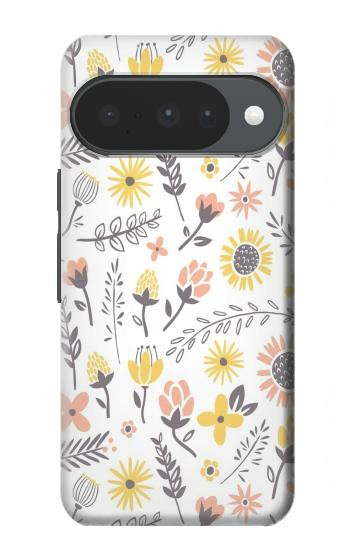 S2354 Pastel Flowers Pattern Hülle Schutzhülle Taschen für Google Pixel 10, 10 Pro