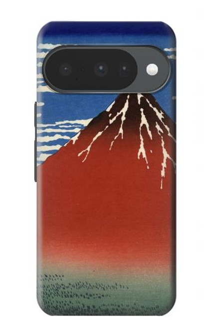 S2390 Katsushika Hokusai Red Fuji Hülle Schutzhülle Taschen für Google Pixel 10, 10 Pro