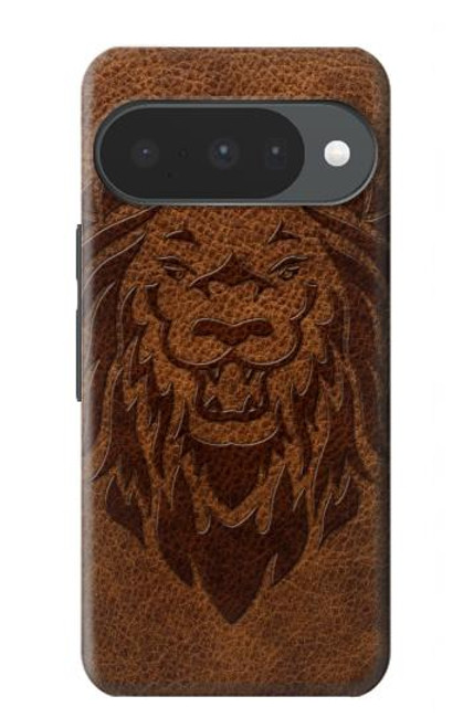 S2529 Leo Zodiac Tattoo Brown Graphic Print Hülle Schutzhülle Taschen für Google Pixel 10, 10 Pro