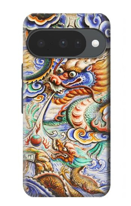 S2584 Traditional Chinese Dragon Art Hülle Schutzhülle Taschen für Google Pixel 10, 10 Pro