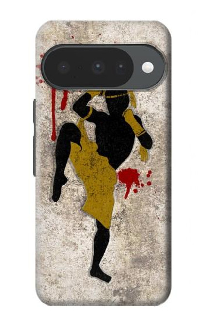 S2635 Muay Thai Kickboxing Fight Blood Hülle Schutzhülle Taschen für Google Pixel 10, 10 Pro