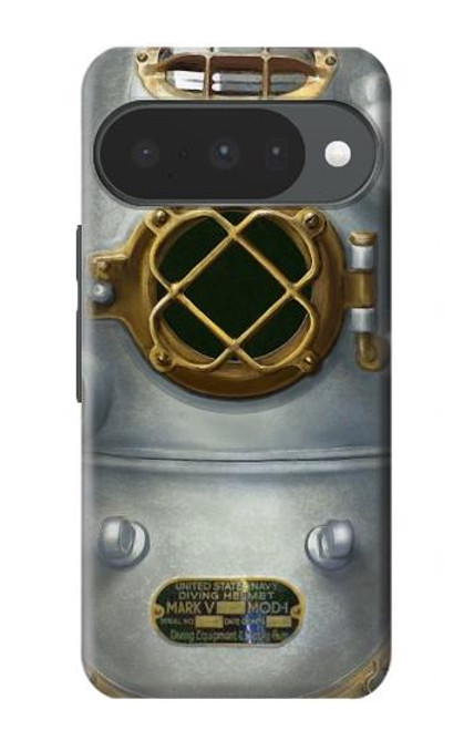 S2646 Vintage Deep Sea Diver Helmet Hülle Schutzhülle Taschen für Google Pixel 10, 10 Pro