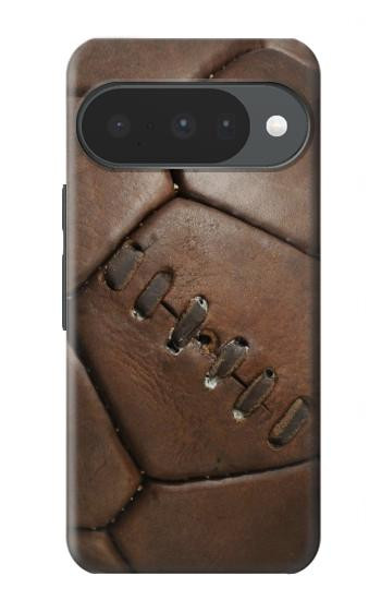 S2661 Leather Soccer Football Graphic Hülle Schutzhülle Taschen für Google Pixel 10, 10 Pro