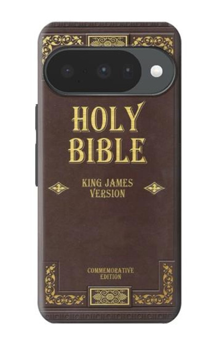 S2889 Holy Bible Cover King James Version Hülle Schutzhülle Taschen für Google Pixel 10, 10 Pro