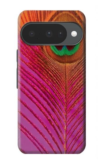 S3201 Pink Peacock Feather Hülle Schutzhülle Taschen für Google Pixel 10, 10 Pro
