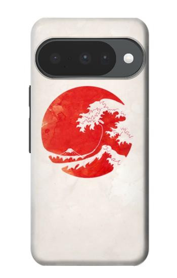S3237 Waves Japan Flag Hülle Schutzhülle Taschen für Google Pixel 10, 10 Pro