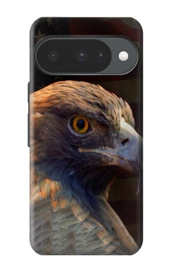 S3376 Eagle American Flag Hülle Schutzhülle Taschen für Google Pixel 10, 10 Pro