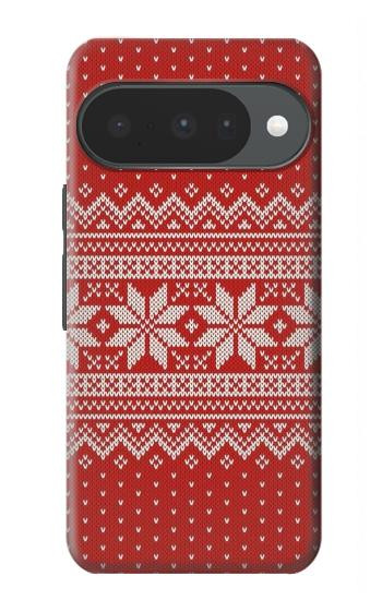 S3384 Winter Seamless Knitting Pattern Hülle Schutzhülle Taschen für Google Pixel 10, 10 Pro