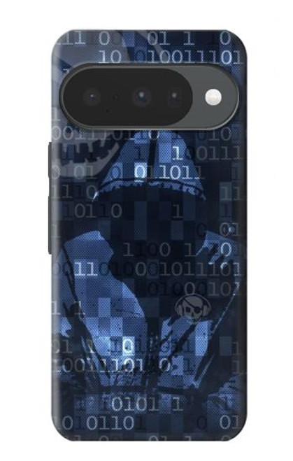 S3431 Digital Code Cyber Hacker Hülle Schutzhülle Taschen für Google Pixel 10, 10 Pro