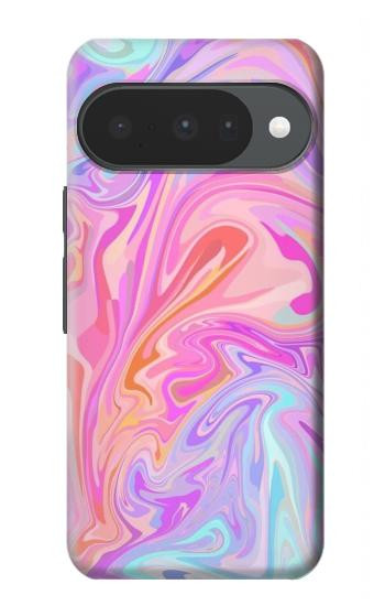 S3444 Digital Art Colorful Liquid Hülle Schutzhülle Taschen für Google Pixel 10, 10 Pro
