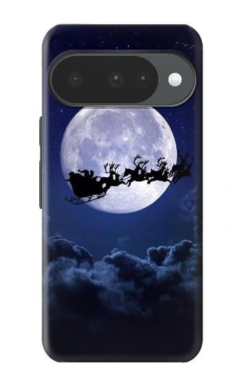 S3508 Xmas Santa Moon Hülle Schutzhülle Taschen für Google Pixel 10, 10 Pro