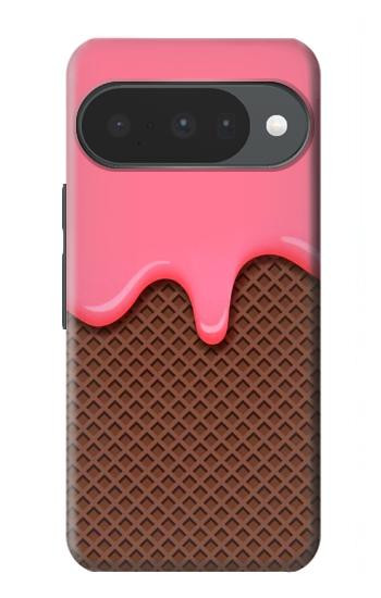 S3754 Strawberry Ice Cream Cone Hülle Schutzhülle Taschen für Google Pixel 10, 10 Pro