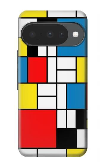 S3814 Piet Mondrian Line Art Composition Hülle Schutzhülle Taschen für Google Pixel 10, 10 Pro