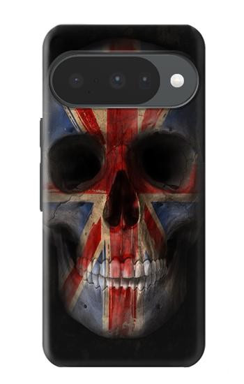 S3848 United Kingdom Flag Skull Hülle Schutzhülle Taschen für Google Pixel 10, 10 Pro