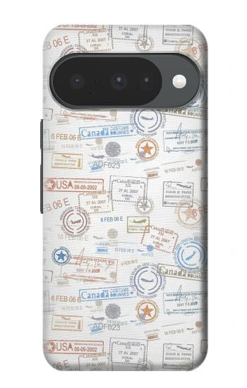 S3903 Travel Stamps Hülle Schutzhülle Taschen für Google Pixel 10, 10 Pro
