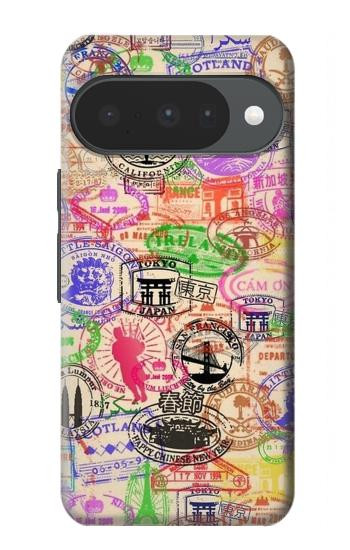 S3904 Travel Stamps Hülle Schutzhülle Taschen für Google Pixel 10, 10 Pro