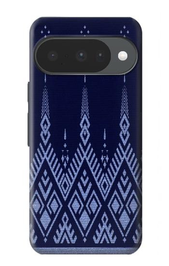 S3950 Textile Thai Blue Pattern Hülle Schutzhülle Taschen für Google Pixel 10, 10 Pro