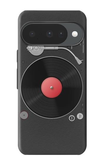 S3952 Turntable Vinyl Record Player Graphic Hülle Schutzhülle Taschen für Google Pixel 10, 10 Pro