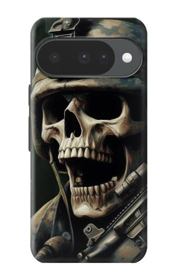 S4017 Skull Soldier Hülle Schutzhülle Taschen für Google Pixel 10, 10 Pro