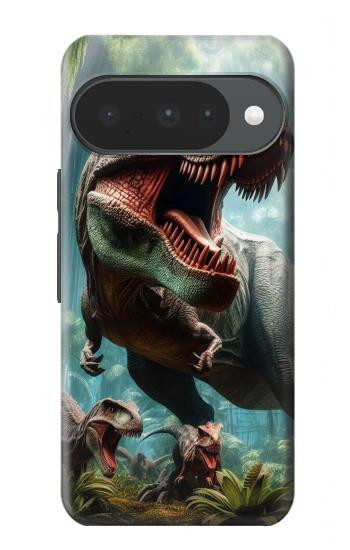 S4021 T-rex Dinosaur Jurassic Hülle Schutzhülle Taschen für Google Pixel 10, 10 Pro