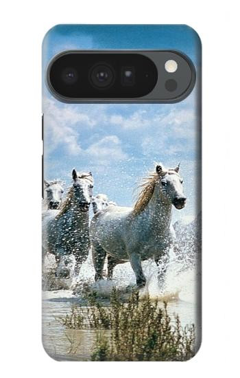 S0250 White Horse Hülle Schutzhülle Taschen für Google Pixel 10 Pro XL