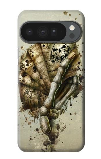S0550 Skull Card Poker Hülle Schutzhülle Taschen für Google Pixel 10 Pro XL