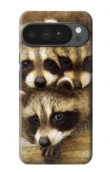 S0977 Baby Raccoons Hülle Schutzhülle Taschen für Google Pixel 10 Pro XL