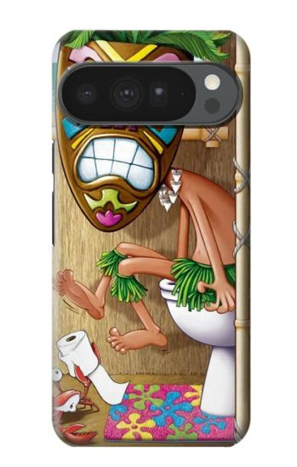 S1702 Tiki Man Toilet Hülle Schutzhülle Taschen für Google Pixel 10 Pro XL