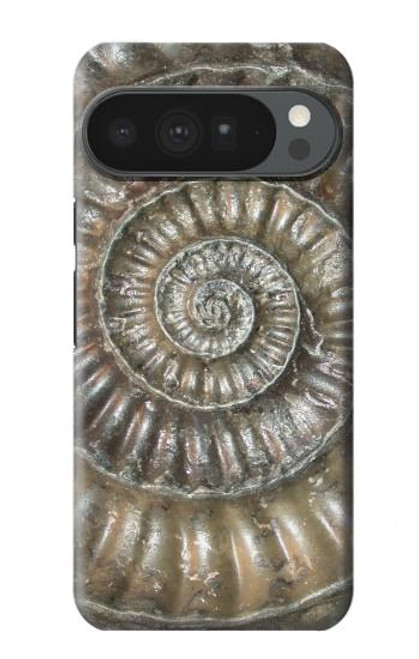 S1788 Ammonite Fossil Hülle Schutzhülle Taschen für Google Pixel 10 Pro XL