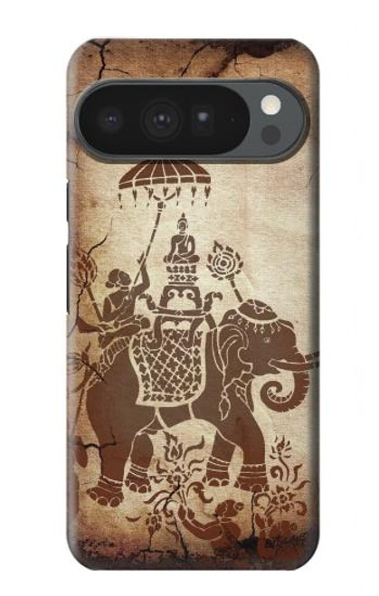 S2102 Thai Art Buddha on Elephant Hülle Schutzhülle Taschen für Google Pixel 10 Pro XL