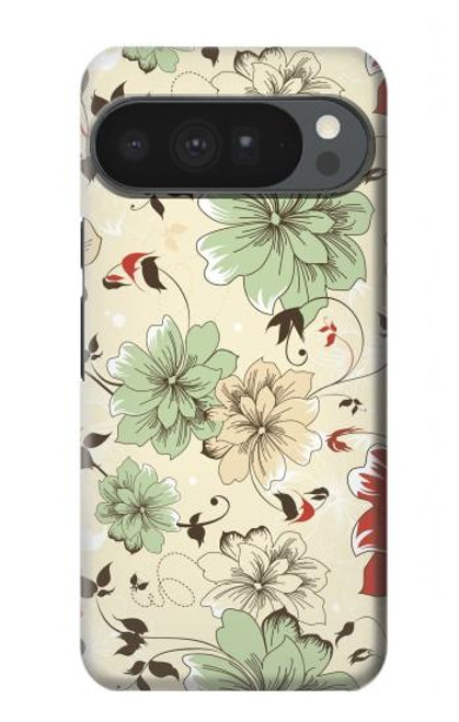 S2179 Flower Floral Vintage Art Pattern Hülle Schutzhülle Taschen für Google Pixel 10 Pro XL