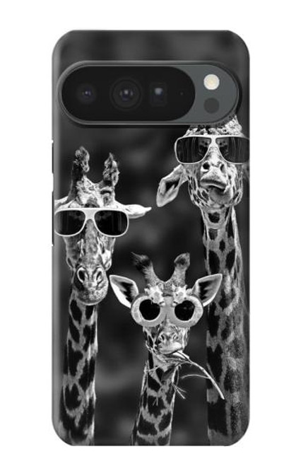 S2327 Giraffes With Sunglasses Hülle Schutzhülle Taschen für Google Pixel 10 Pro XL
