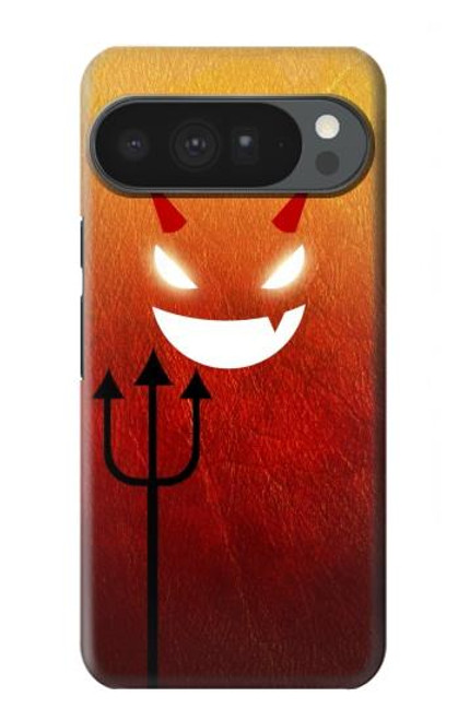 S2454 Red Cute Little Devil Cartoon Hülle Schutzhülle Taschen für Google Pixel 10 Pro XL