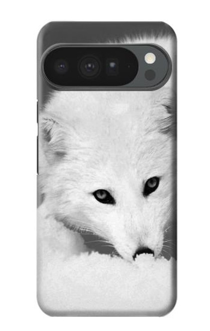 S2569 White Arctic Fox Hülle Schutzhülle Taschen für Google Pixel 10 Pro XL