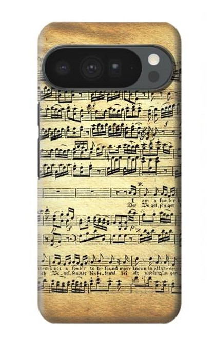 S2667 The Fowler Mozart Music Sheet Hülle Schutzhülle Taschen für Google Pixel 10 Pro XL