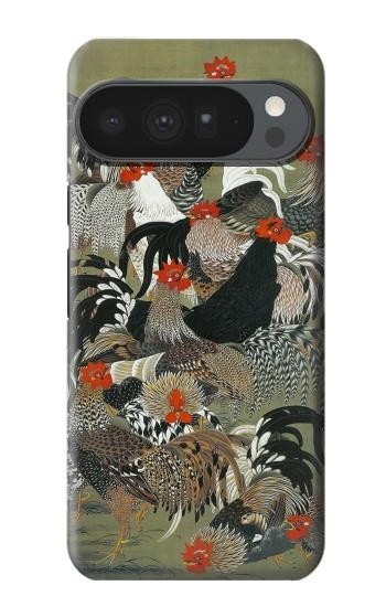 S2699 Ito Jakuchu Rooster Hülle Schutzhülle Taschen für Google Pixel 10 Pro XL