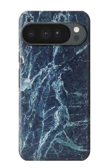 S2799 Light Blue Marble Stone Graphic Printed Hülle Schutzhülle Taschen für Google Pixel 10 Pro XL