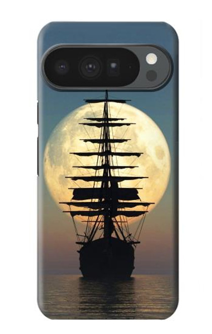 S2897 Pirate Ship Moon Night Hülle Schutzhülle Taschen für Google Pixel 10 Pro XL