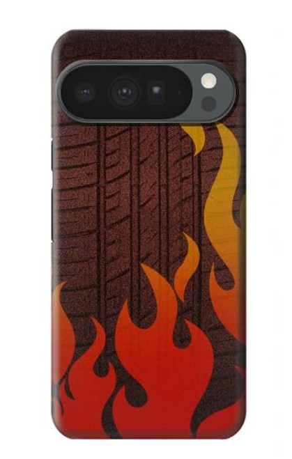 S2988 Rally Car Tire Fire Hülle Schutzhülle Taschen für Google Pixel 10 Pro XL